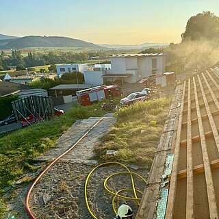 Tagespikettübung 2, Einsatzübung mit Therwil zusammen.