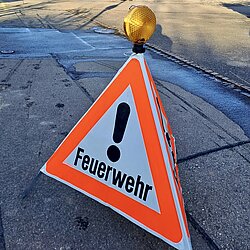 Triophan mit dem Schriftzug Feuerwehr