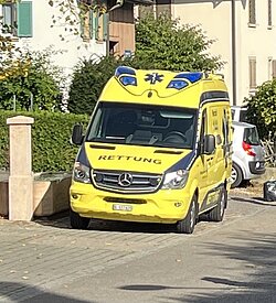 RTW von RDNWS in der Kirchgasse