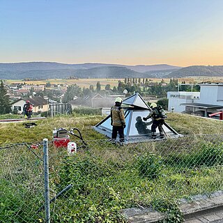 Tagespikettübung 2, Einsatzübung mit Therwil zusammen.