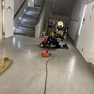 Überdruck belüften des Werkraums