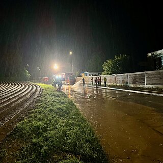 Wasser auf Therwilerstrasse