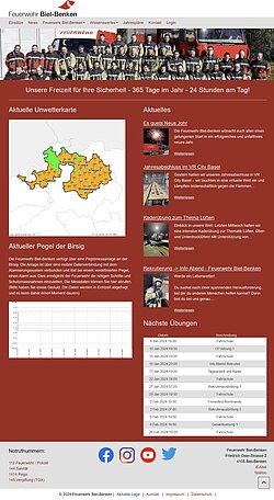 Neue Homepage Startseite